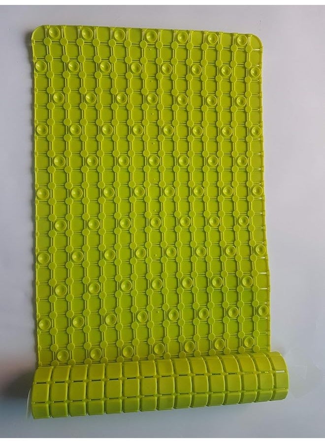 Non-Slip Bath Mat Shower Rug PVC Mat Anti-Bacterial (Green) - Image 3